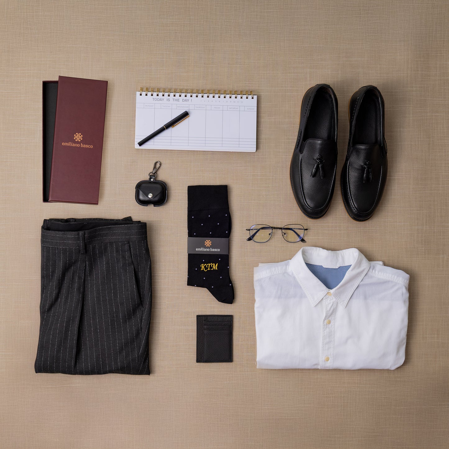 Black Polka Dot Egyptian Cotton Dress Socks
