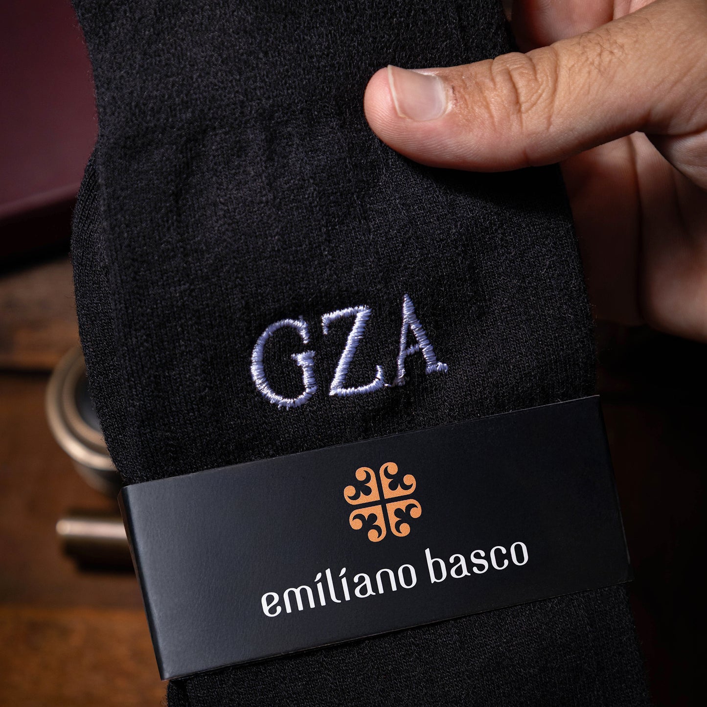 Merino Wool Black Dress Socks