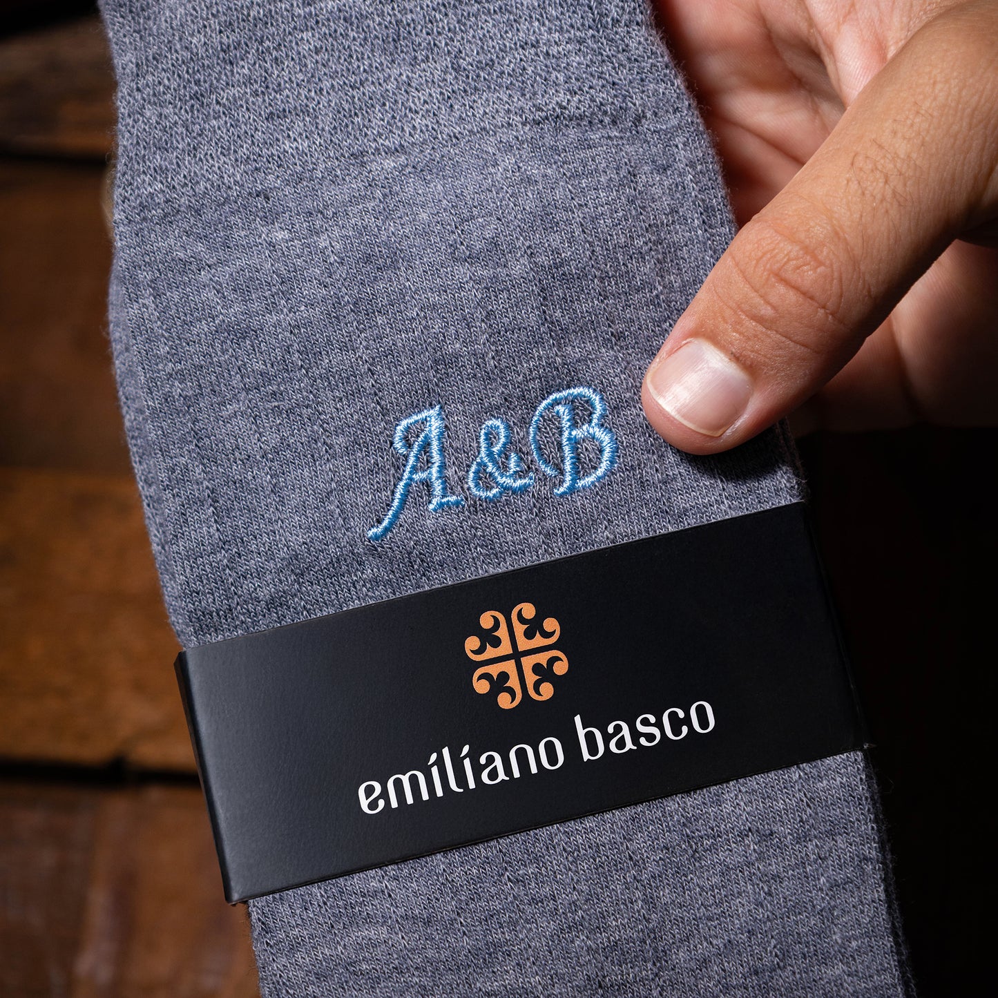 Merino Wool Gray Dress Socks