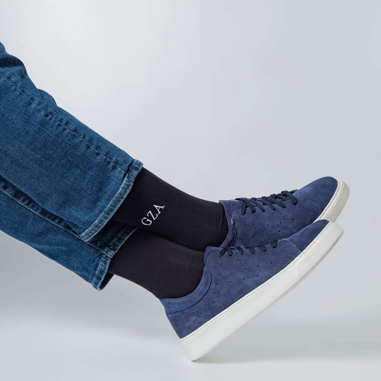 Merino Wool Black Dress Socks