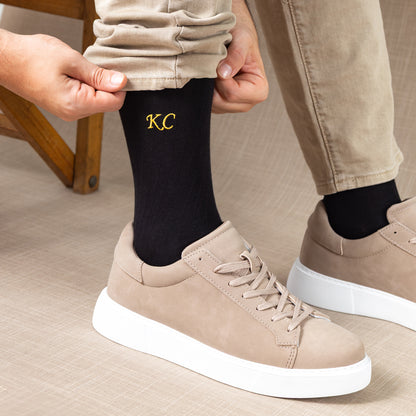 Supima Cotton Black Dress Socks