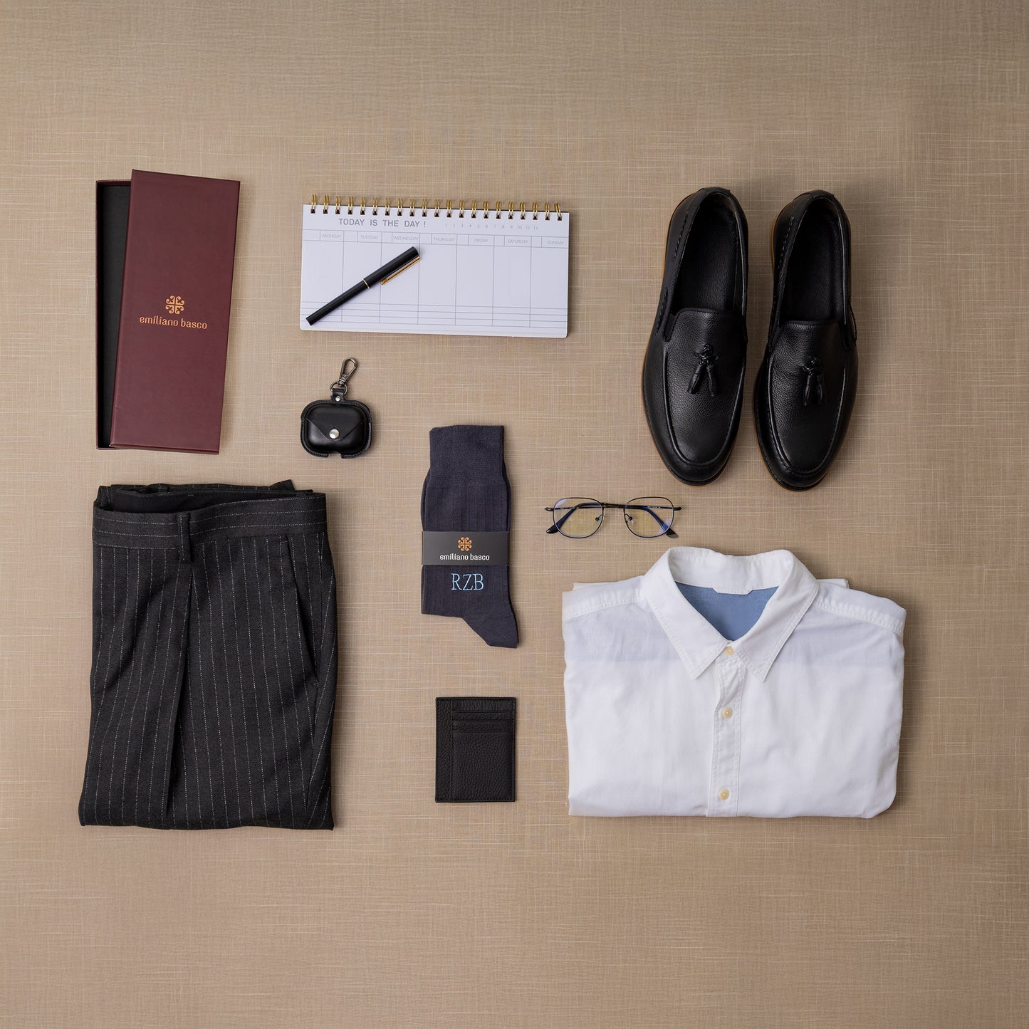 Supima Cotton Smoked Gray Dress Socks