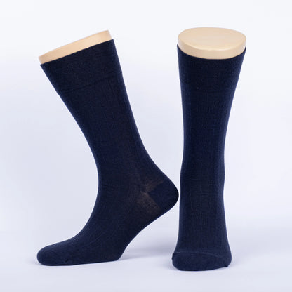 Merino Wool Black Dress Socks